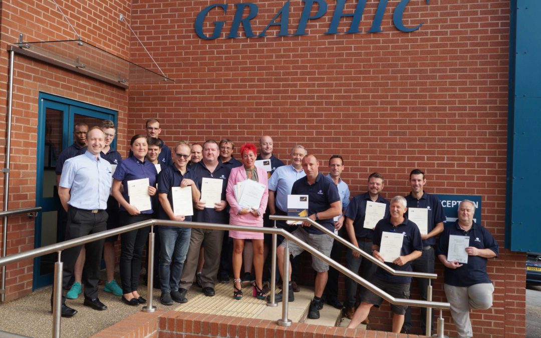 Graphic PLC team successfully completes Business Improvement Apprenticeship