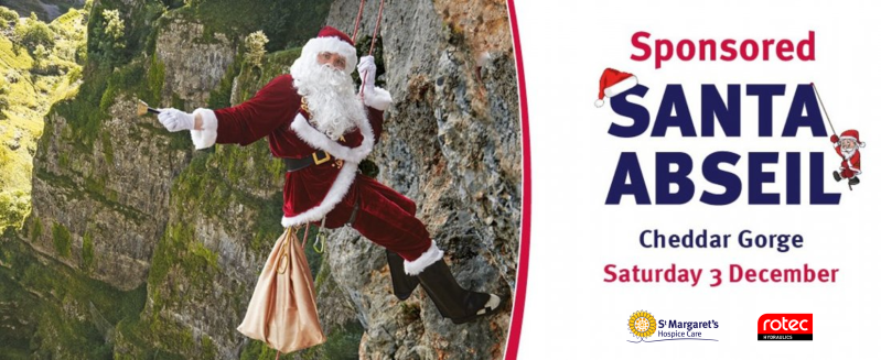 Rotec team signs up to Santa Abseil challenge in support of St Margaret’s Hospice Care