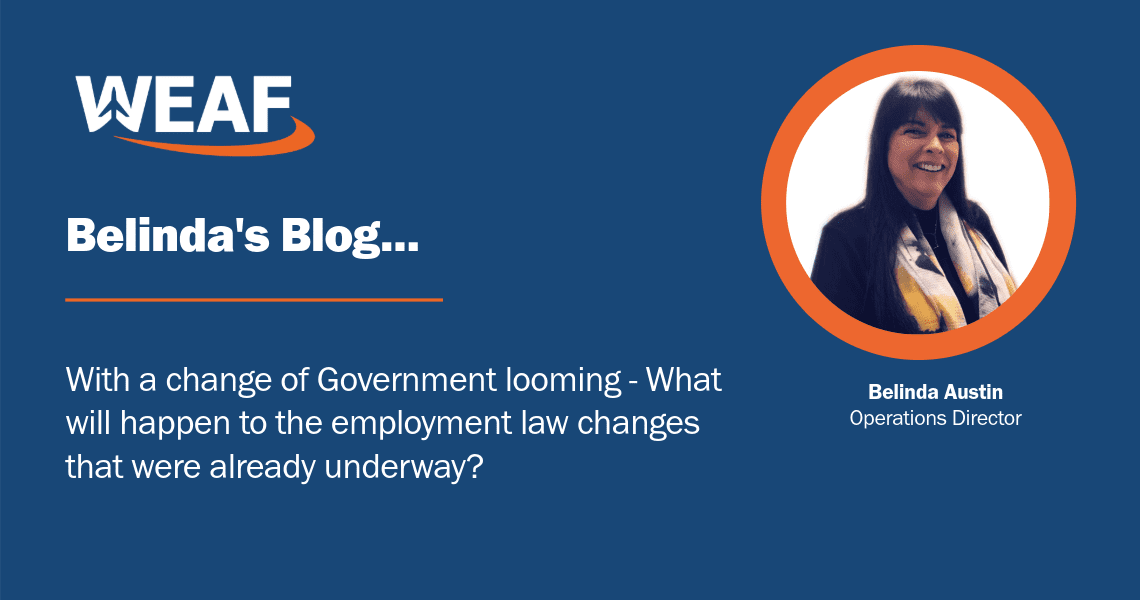 Belinda's Blog Change of Government looming